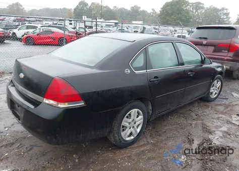 2006 Chevrolet Impala Ls из США, поврежденный, VIN 2G1WB55K769114189